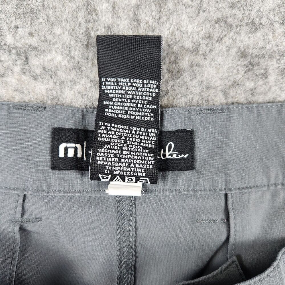 Travis Mathew Shorts Sand Harbor Mens 38 Heather Gray Performance Stretch Golf - Picture 5 of 10